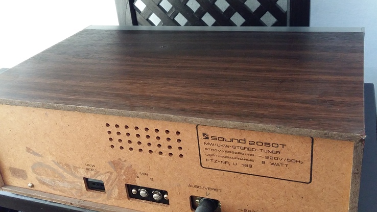 Винтажный стереотюнер Sound 2050 T, фото №8