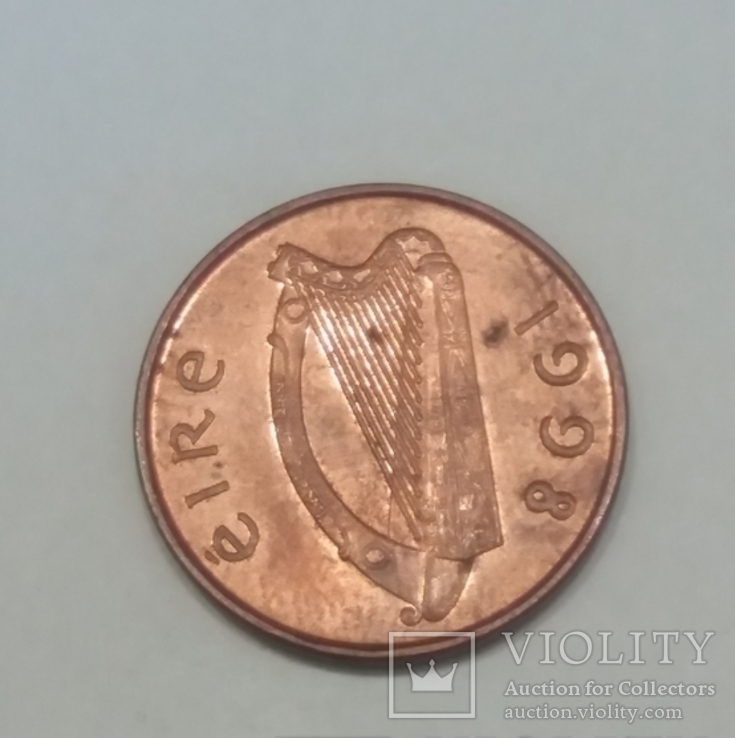 Ірландія 1 пенні, 1998, фото №3