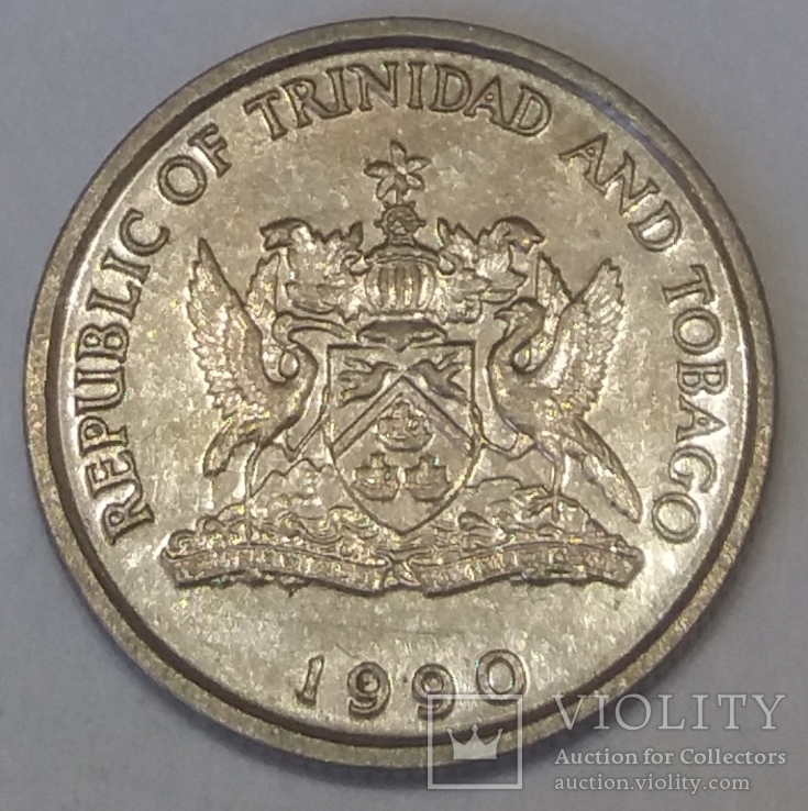 Тринідад і Тобаго 10 центів, 1990, фото №3