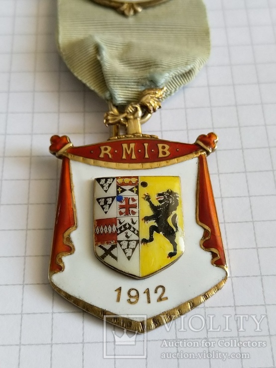Масонская награда STEWARD. 1912 год. Англия., фото №9
