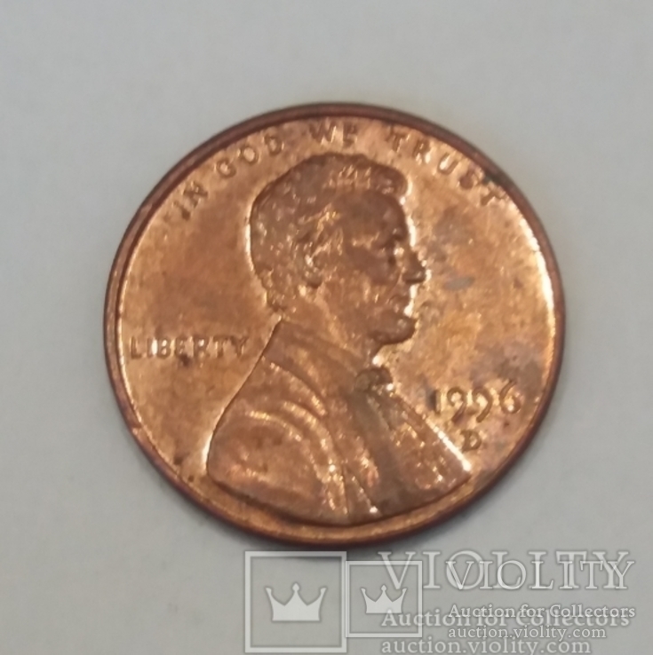 США 1 цент, 1996, фото №2