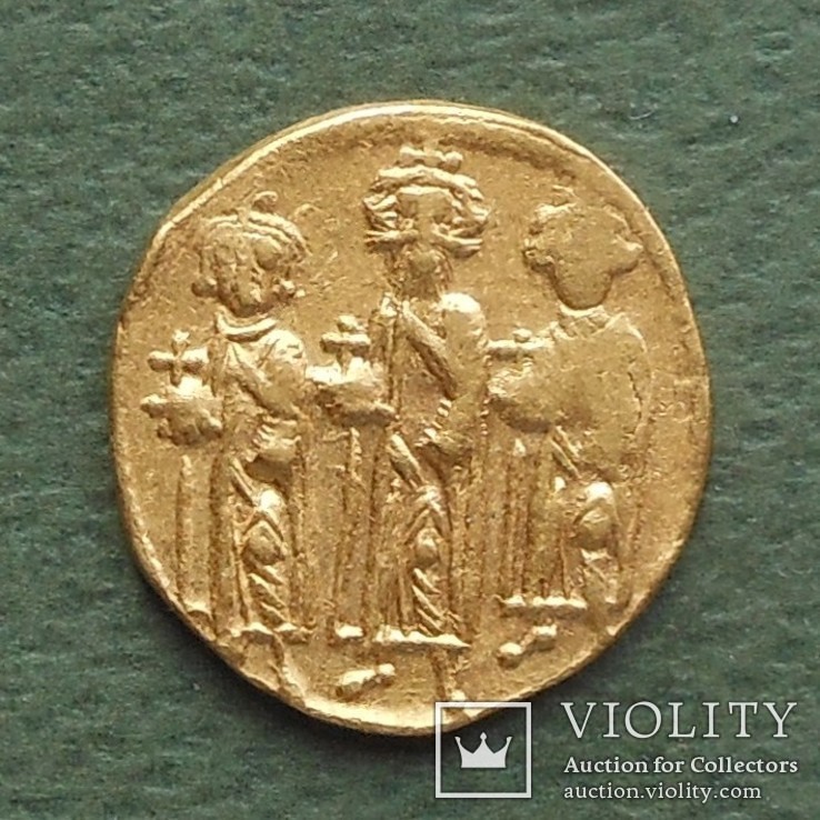 Визания: Ираклий I (610-641) солид, фото №2