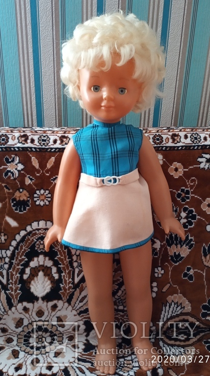 Кукла СССР Днепропетровский зд 63 см на резинках