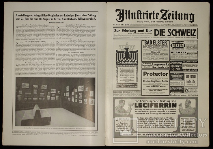 Первая мировая. Германия. Leipziger Illustrirte Zeitung. №3761. 1915 год. Большой формат., фото №3
