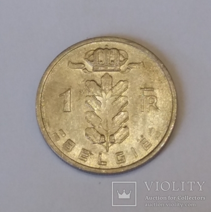 Бельгія 1 франк, 1980, фото №3