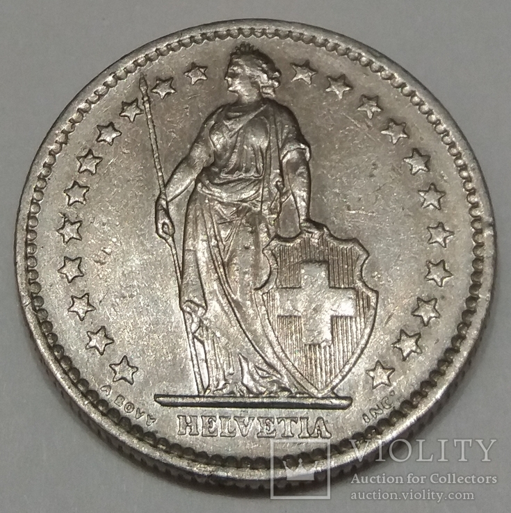 Швейцарія 2 франка, 1979, фото №3