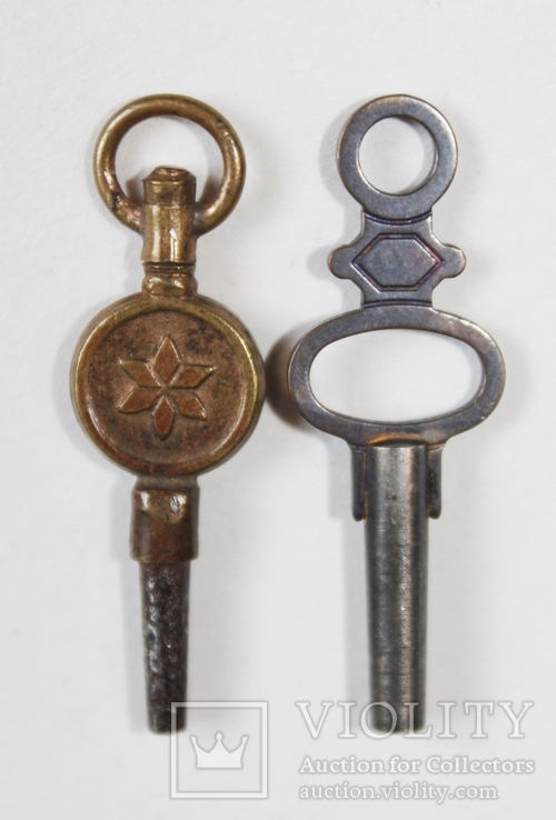 Ключи к карманным часам 2шт., фото №3