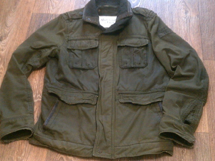 Abercrombie&amp;Fitch куртка защитная теплая разм. L, photo number 13