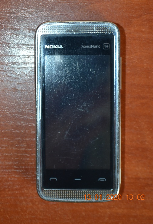 Смартфон NOKIA 5530 XpressMusic White. Не рабочий. Без батарейки и стилуса, фото №2