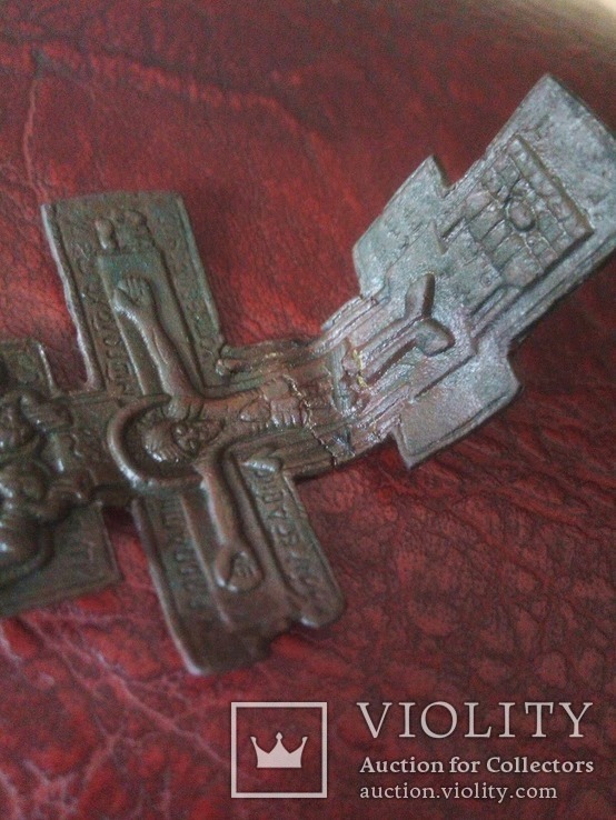 Киотный крест на реставрацию, фото №6