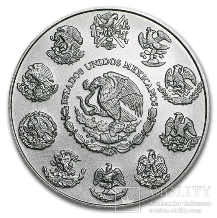 Серебряная монета Мексиканская Либертад 2019 год. Эксклюзив, фото №4