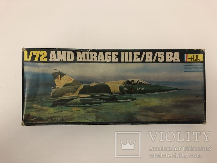 Модель самолёта AMD Mirage III E/R/5BA 1:72 HELLER, фото №2