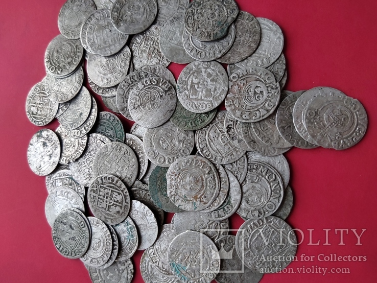 65 монеты польши, прусии, швеции, фото №5