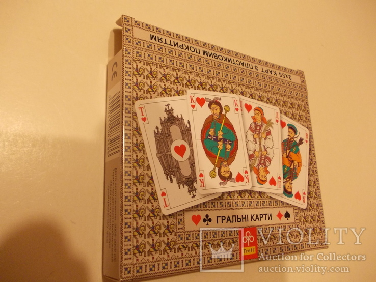 Карты игральные сувенирные "Украинские" TREFL (набор 2х55), фото №8