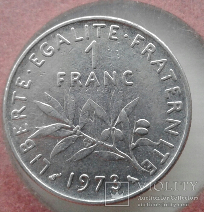 1 франк 1973 года