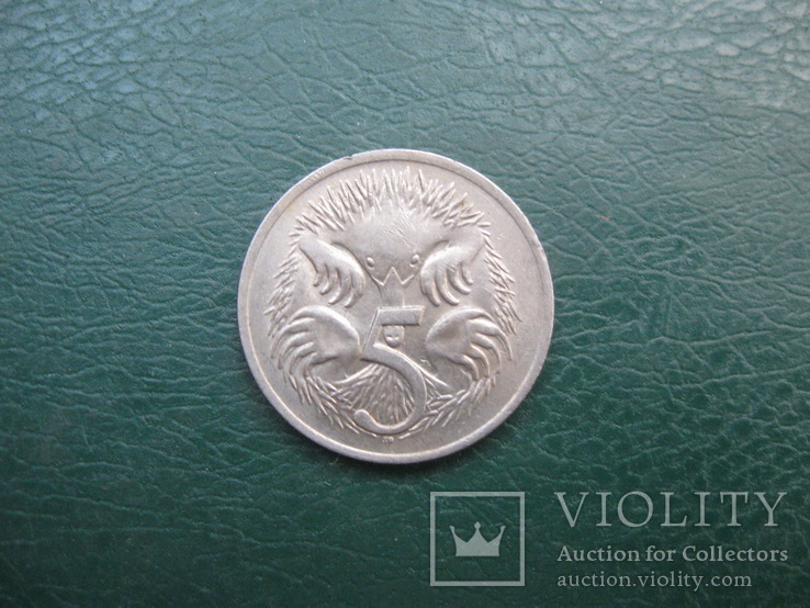 5 центов 1977 г.в. Австралия, фото №3