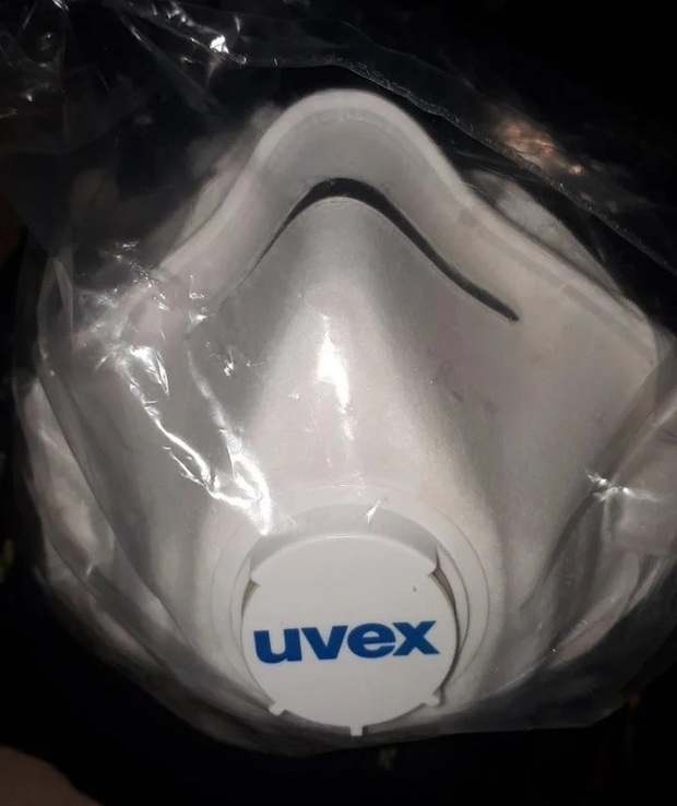 Маска - Респиратор Uvex 2110 FFP1 с клапаном ( 1шт), фото №8
