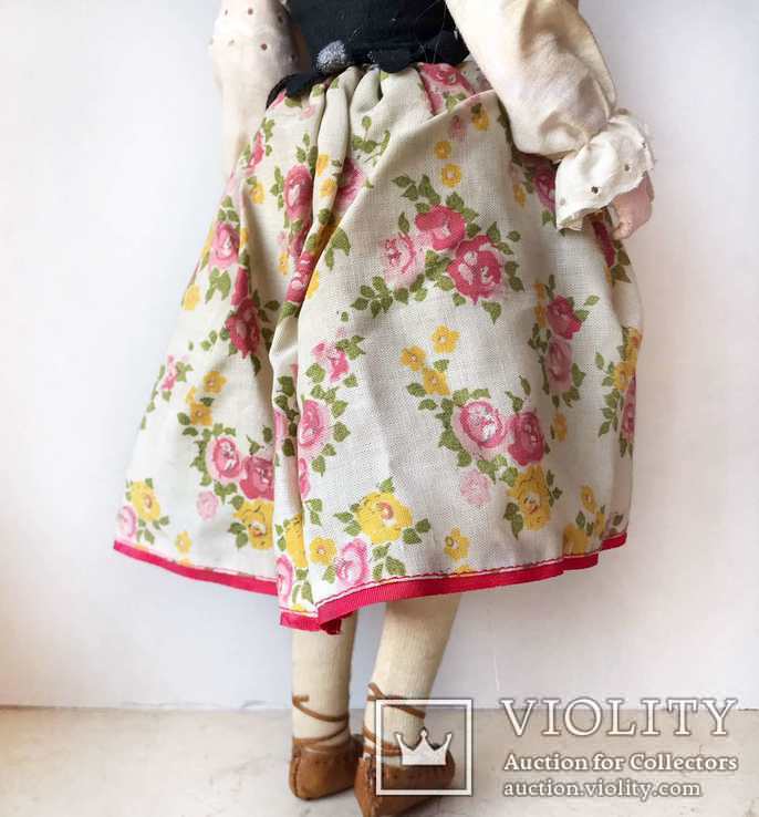 Старинная немецкая кукла. Национальный костюм, фото №4