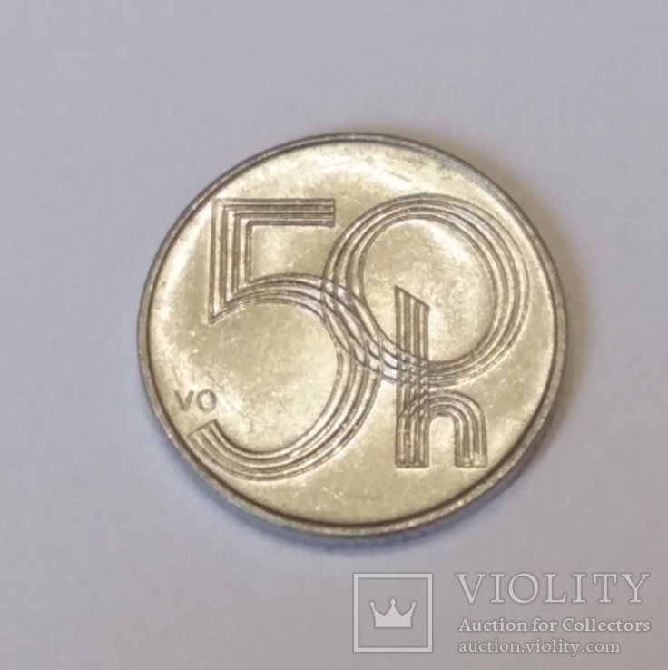 Чехія 50 гелерів, 1999, фото №2