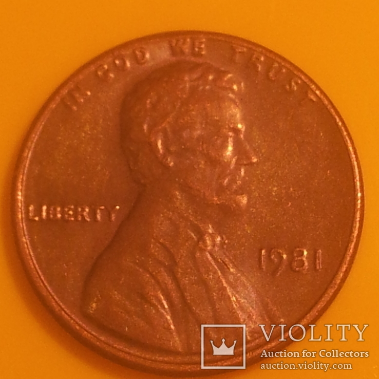 США 1 цент, 1981, фото №2