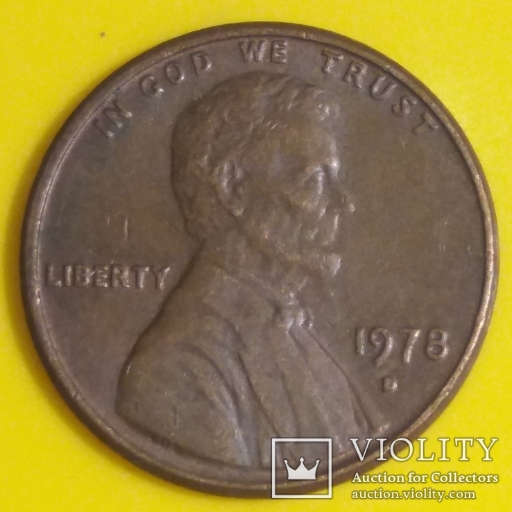 США 1 цент, 1978, фото №2