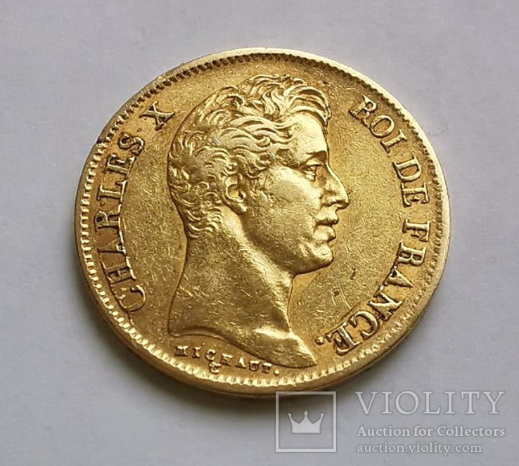 40 франков 1830 Чарльз Х, фото №3