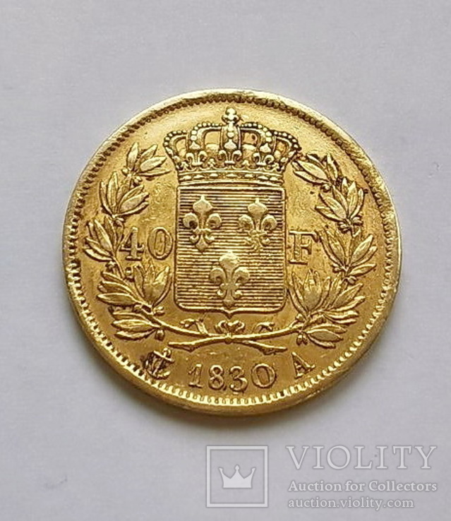 40 франков 1830 Чарльз Х, фото №4