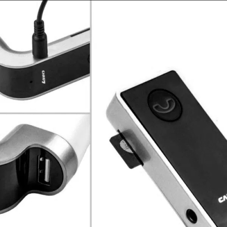 Авто FM модулятор Car G7 (4 в 1) FM Modulator Bluetooth + USB + microSD Трансмиттер, numer zdjęcia 4