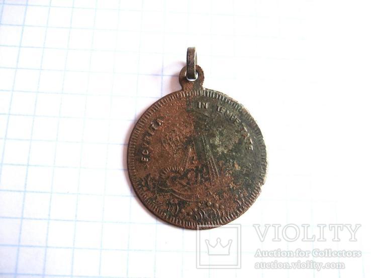 Старовинна медаль-жетон присвячений авто,мото справі, фото №3