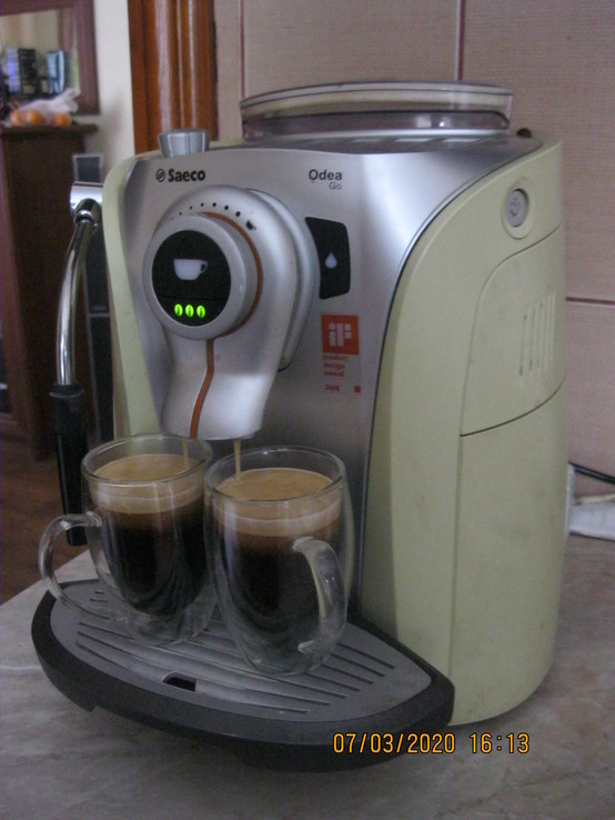 Кофемашина, кавоварка Saeco Odea Go, фото №3