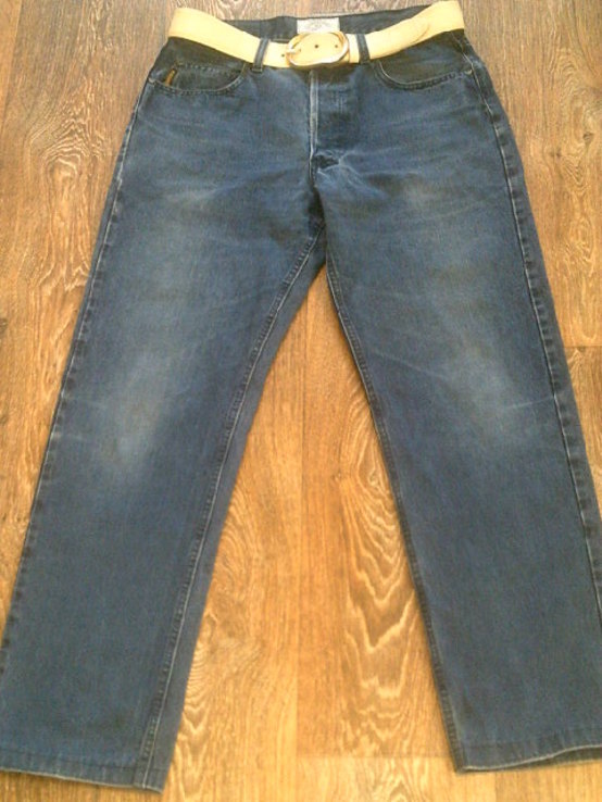 Armani - фирменные джинсы с ремнем разм.31, фото №5