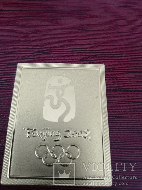 Сувенирная медаль XXIX Олимпийских игр в Пекине, Китай 2008 года, фото №3