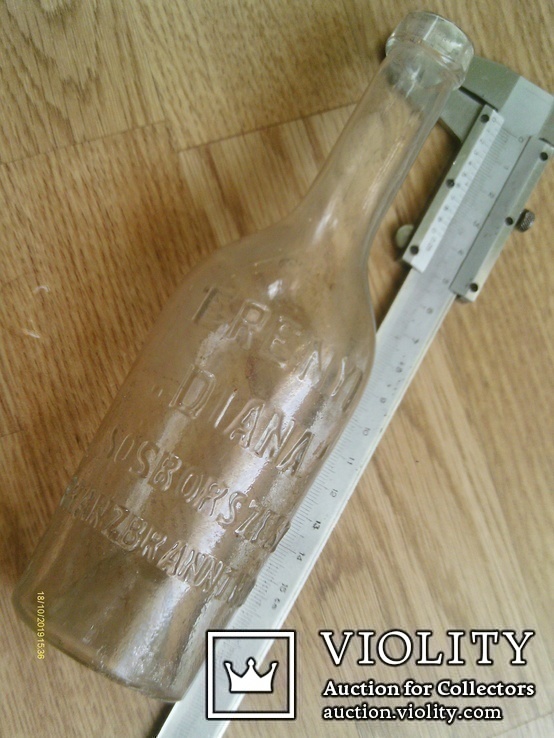 Пляшка Erenyi "DIANA" Franzbranntwein. 0.180 л., фото №7