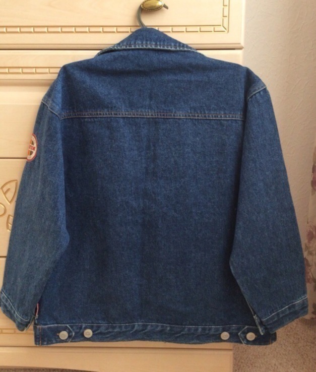 Курточка джинсовая Adams, рост 140, новая., фото №4