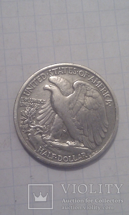 Пол доллара 1944 года, фото №2