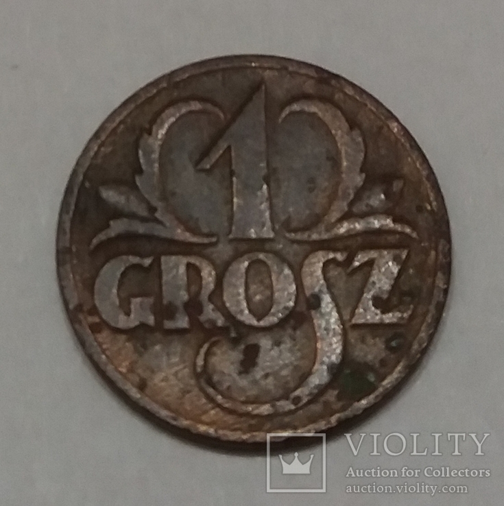 Польща 1 грош, 1937, фото №2