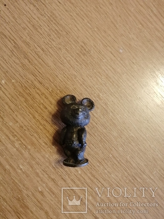 Мишка олимпийский бронза маленький, фото №3