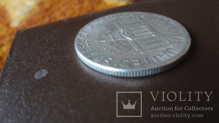 50  центов  1946  США  100 лет штату Айова  серебро     (Ф.5.10)~, фото №6