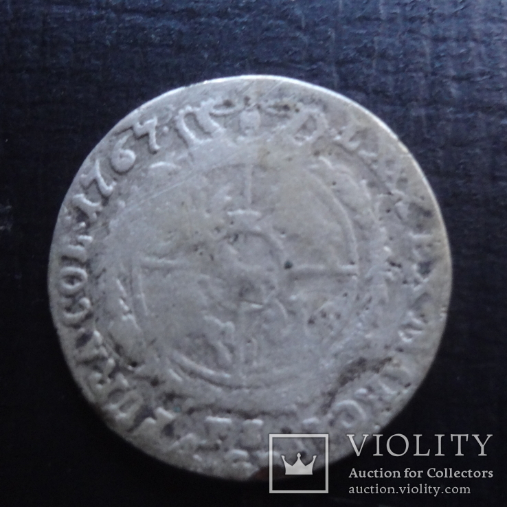 4  гроша  1767  Польша  серебро    ($4.8.19)~, фото №5