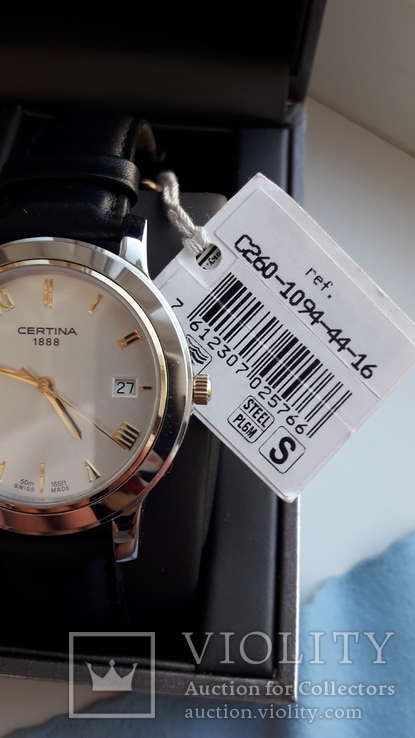 Новые часы CERTINA С260.1094.44.16, фото №3