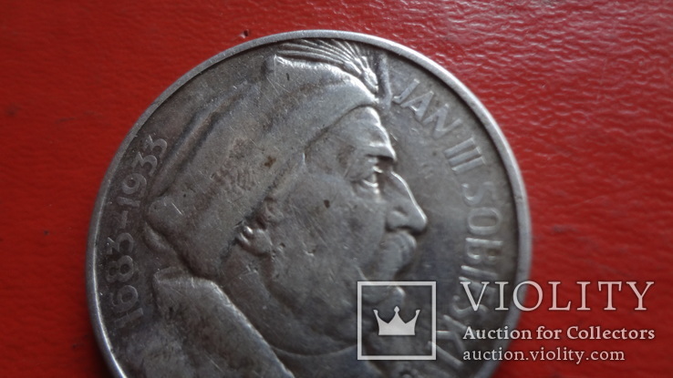 10  злотых  1933  Польша  Сабесский  серебро    (4.4.8)~, фото №3
