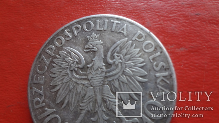 10  злотых  1933  Польша  Сабесский  серебро    (4.4.8)~, фото №6