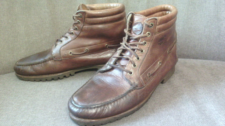 Timberland - фирменные кожаные ботинки разм.44, фото №3