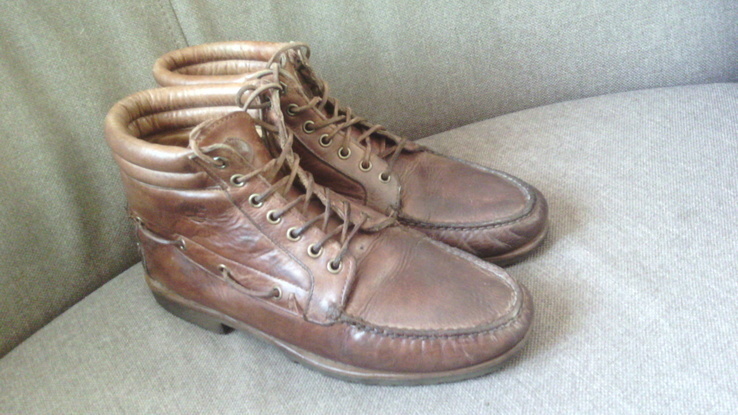 Timberland - фирменные кожаные ботинки разм.44, фото №4