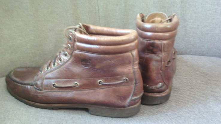 Timberland - фирменные кожаные ботинки разм.44, фото №6
