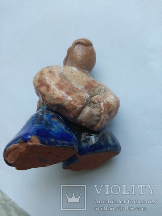 Старовинні глиняні фігурки козаків (3 шт), фото №7