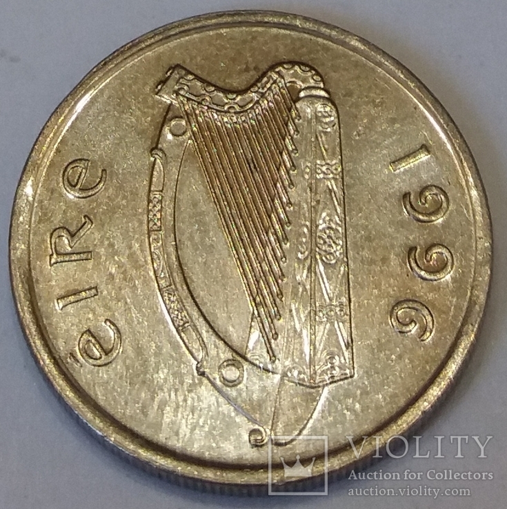 Ірландія 5 пенсів, 1996, фото №3