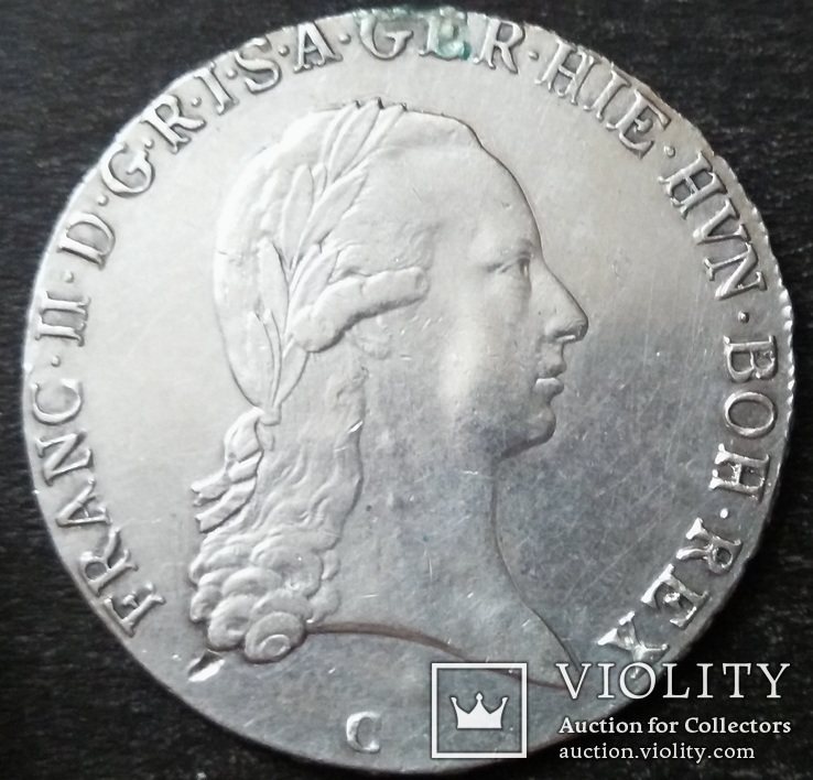 1/2 кроненталера 1797 года, Австрийские Нидерланды,  Иосиф II, фото №2