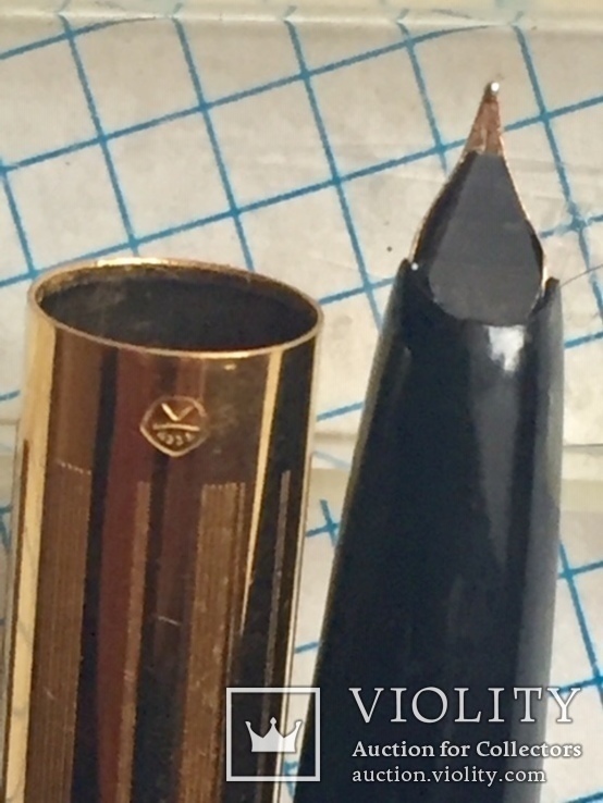 Ручка СССР с золотым пером, фото №7