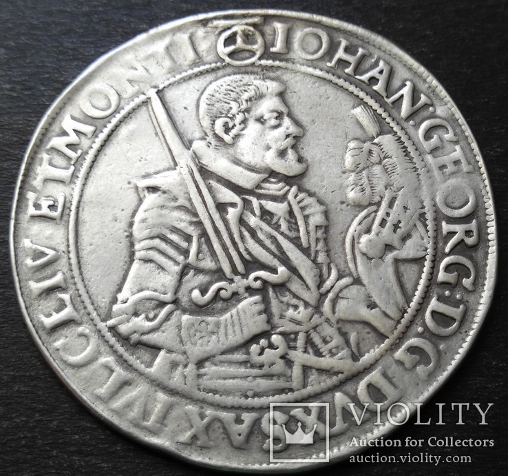 Талер  1629 г. Иохан Георг, Саксония, фото №2